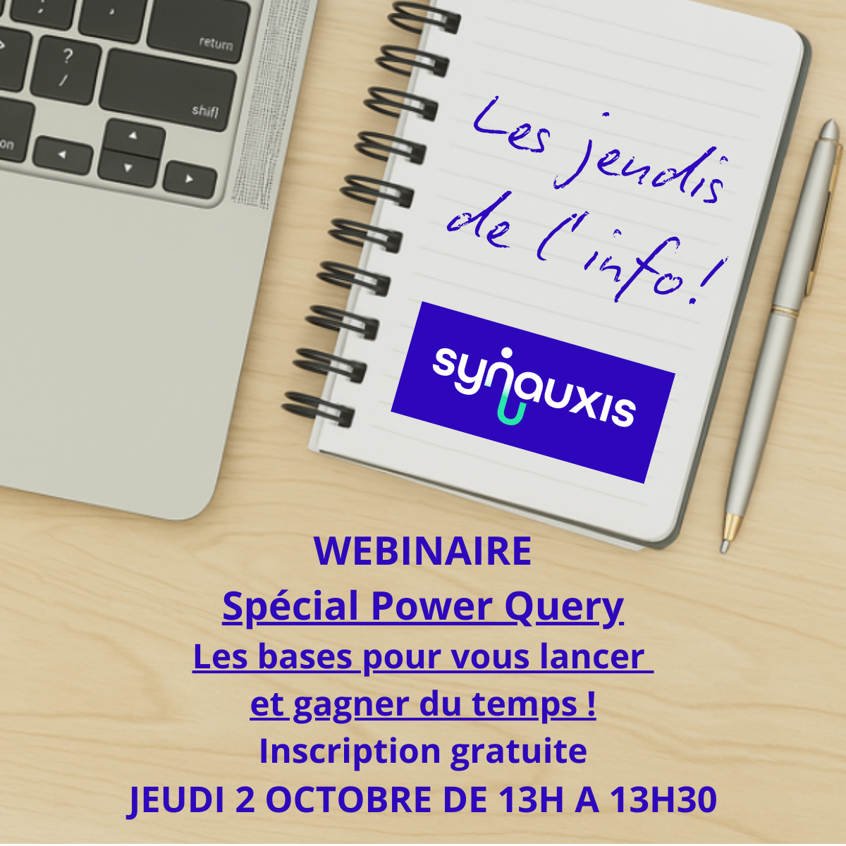 Webinaire – Power Query : les bases pour vous lancer et gagner du temps !